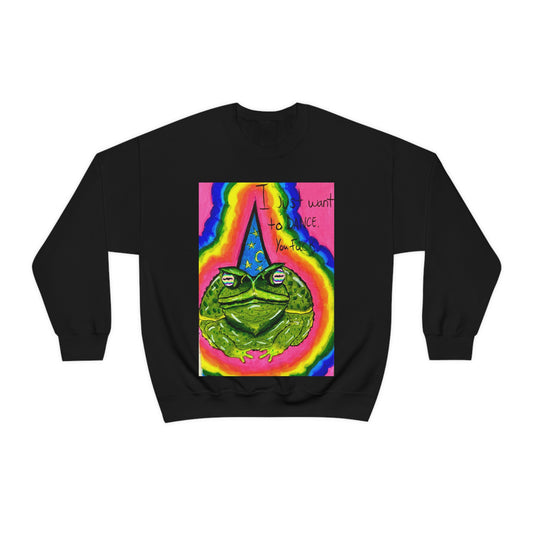 Hypno Toad Unisex Heavy Blend™ Crewneck Sweatshirt